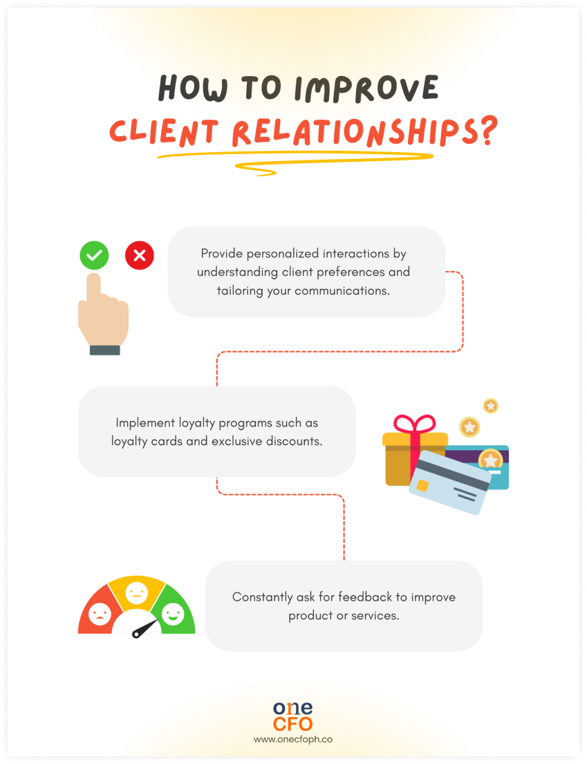 Ways to build good relationships with clients